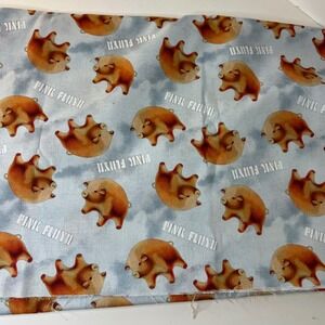 Pink‎ Floyd Animal Smog Pigs in the sky Fabric 44 x 2.75yds